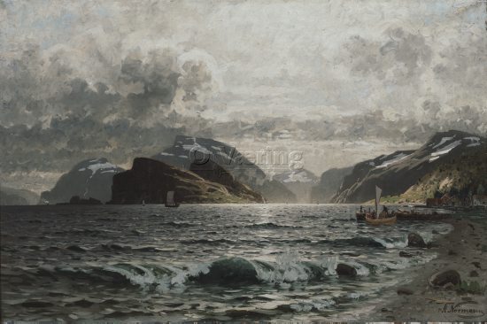 Artist: Adelsteen Normann (1848-1918)
Dimenions: 81x121 cm/
Photocredit: O.Væring/
Digital size: High-res TIFF and JPG/