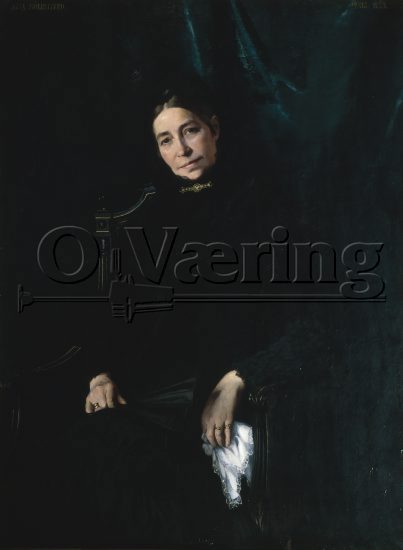 Asta Nørregaard, (1853-1933)Size: 130x100 cm, Oil on canavas, Location: Private, Photo: O.Vaering/Per Henrik Petersson, 1998