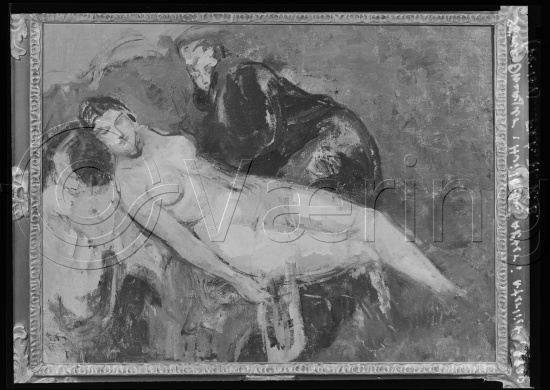 Glassplate og negativ film