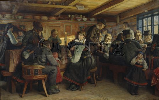 Lars Osa (1860-1958), Size: 110x175 cm, Genre: Painting, Location: Museum