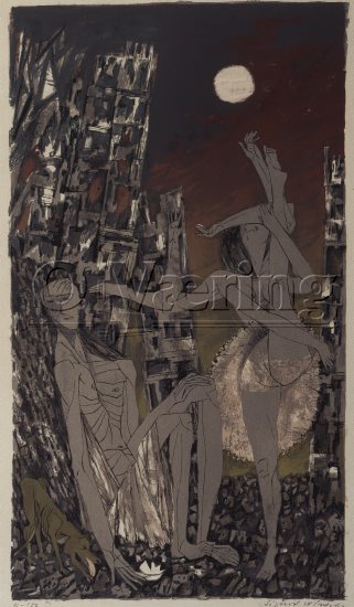 Artist: Sigurd Winge (1909-1970)
Dimensions: 53x31 cm/
Photocredit: O.Væring / 
Digital Size: High-res TIFF and JPG/