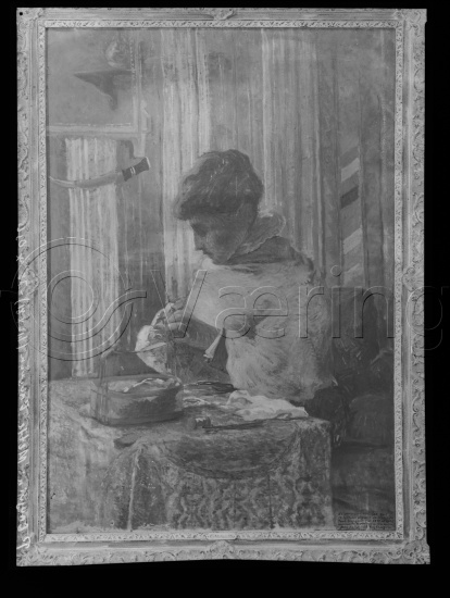 Glassplate og negativ film