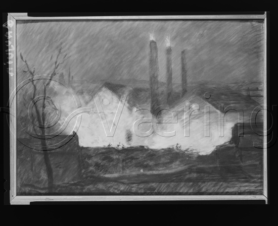Glassplate og negativ film