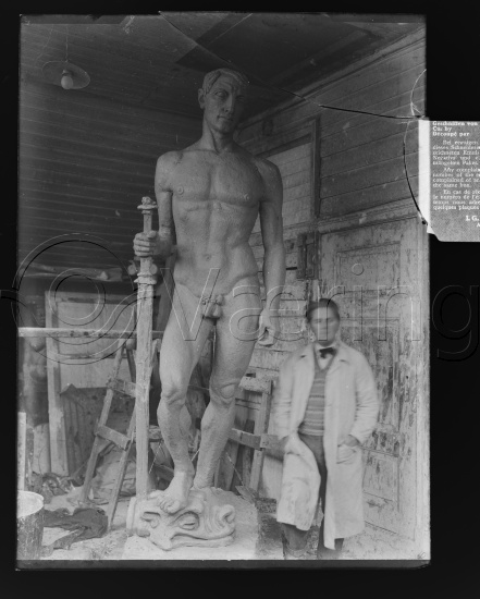 Fotografert av O. Væring / Glassplate negativ