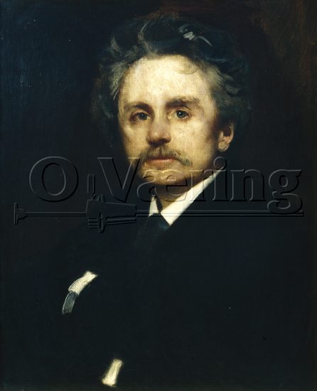 Eilif Peterssen (1852-1928), 
Size: 60x55 cm, 
Location: Private, 