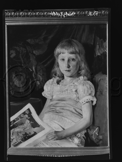 Glassplate og negativ bladfilm