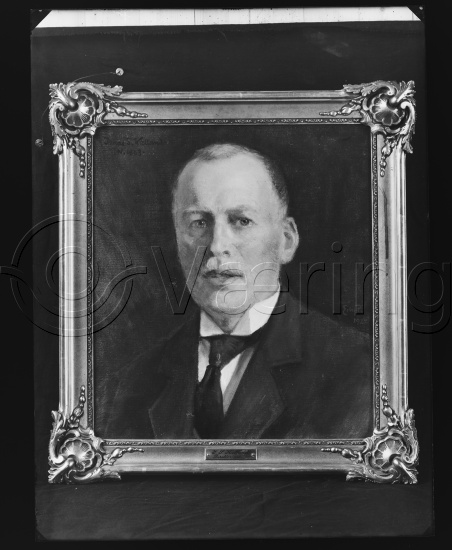 Glassplate og negativ bladfilm