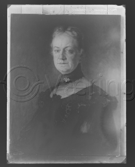 Glassplate og negativ bladfilm