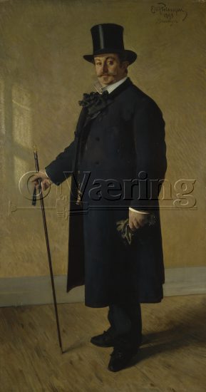 Eilif Peterssen (1852-1928), Size: 223x121 cm, Location: Private, 