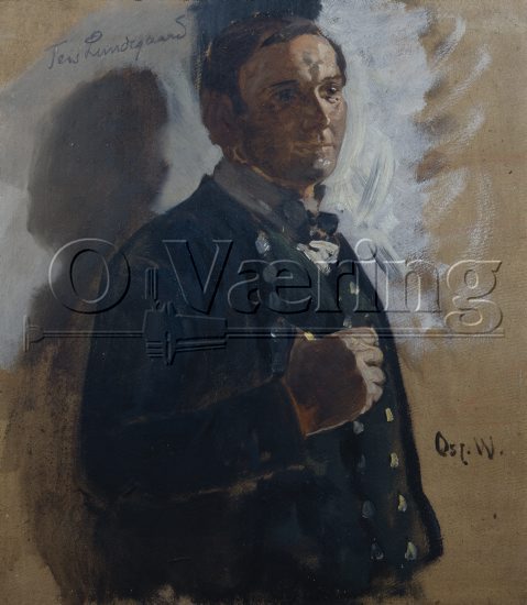 Oscar Wergeland (1844-1910)
Size: 44x40 cm (utkast) 
Location: Galleri
Photo. O.Væring 