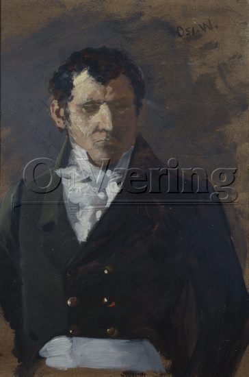 Oscar Wergeland (1844-1910)
Size: 43x29 cm (utkast) 
Location: Galleri
Photo. O.Væring 