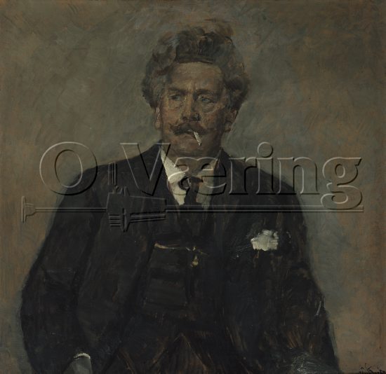 Artist: Christian Krohg (1852-1925)
Size: 93x96 cm
Location: Private, 
Photo: O.Væring, 