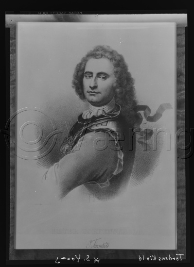 I fotoeske med portretter av Tordenskiold