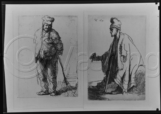 Glassplate og negativ film