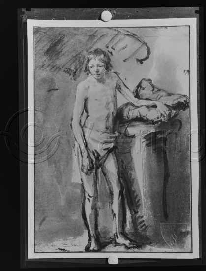 Glassplate og negativ film