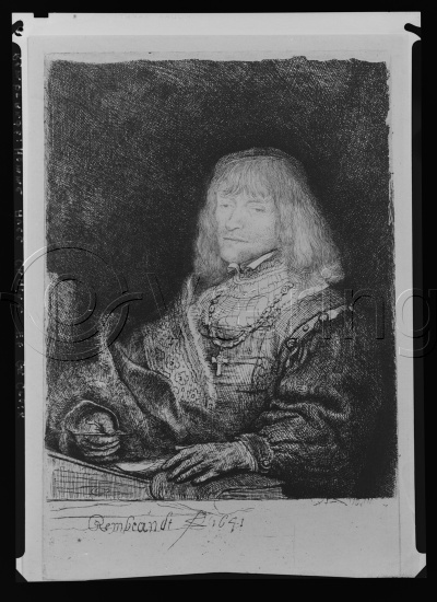 Glassplate og negativ film