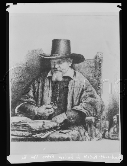 Glassplate og negativ film