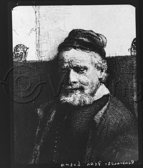 Glassplate og negativ film