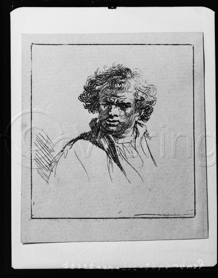 Glassplate og negativ film