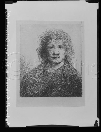 Glassplate og negativ film