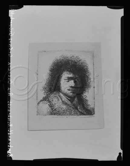 Glassplate og negativ film