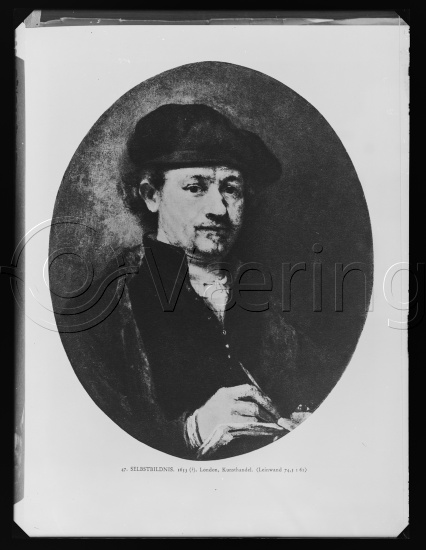 Glassplate og negativ film