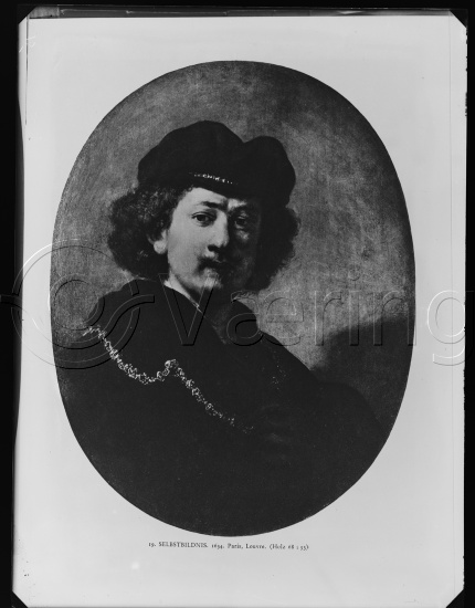 Glassplate og negativ film