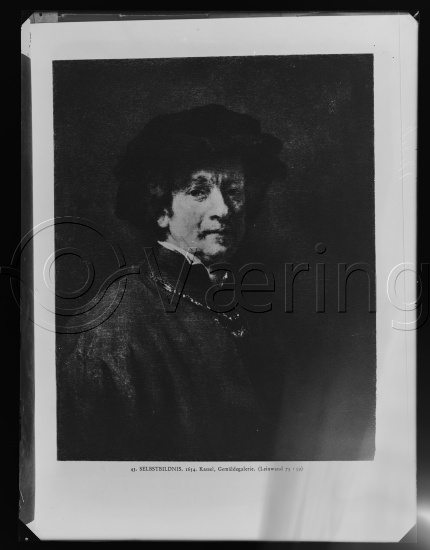 Glassplate og negativ film