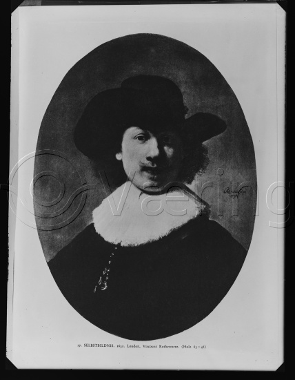 Glassplate og negativ film