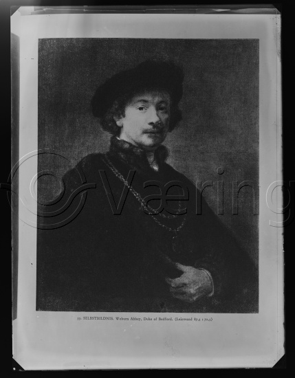 Glassplate og negativ film