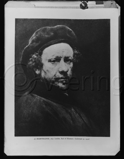 Glassplate og negativ film