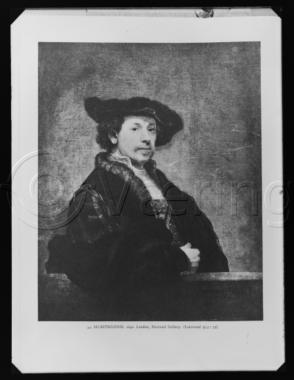 Glassplate og negativ film