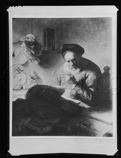 Glassplate og negativ film