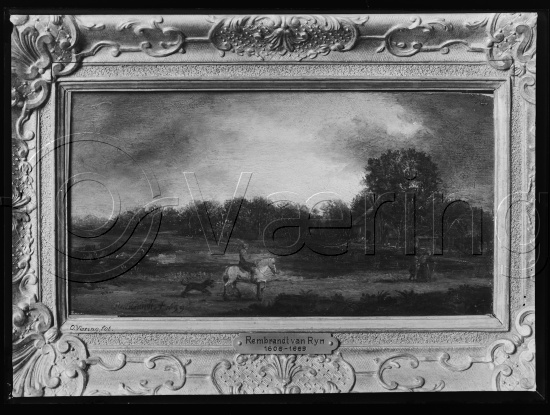 Glassplate og negativ film