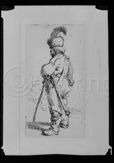 Glassplate og negativ film