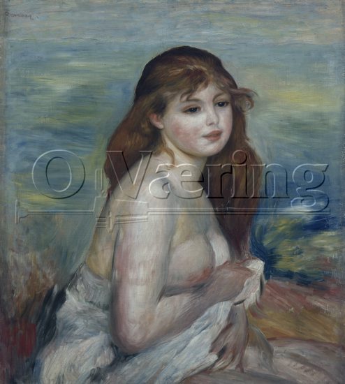 Pierre-Auguste Renoir (1841-1919) French artist. Impressionist. 
Size: 60x54 cm, 
Location: Museum, 
Photo: O.Vaering