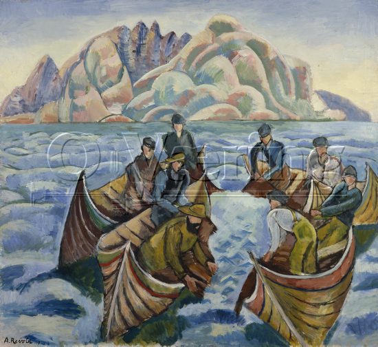 Axel Revold (1867-1962)
Size: 90x90 cm
Location: Private, 
Photo: O.Væring 
