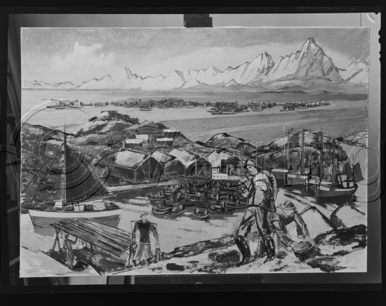 Glassplate og negativ film