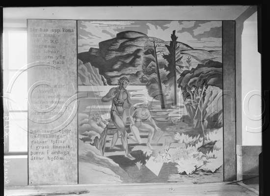 Glassplate og negativ film