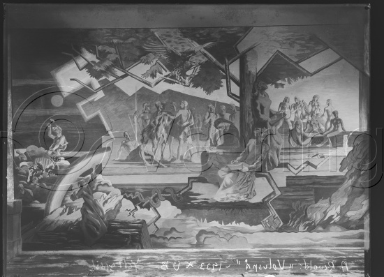 Glassplate og negativ film