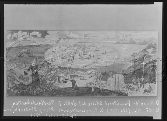 Glassplate og negativ film