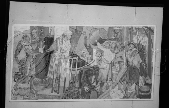 Glassplate og negativ film