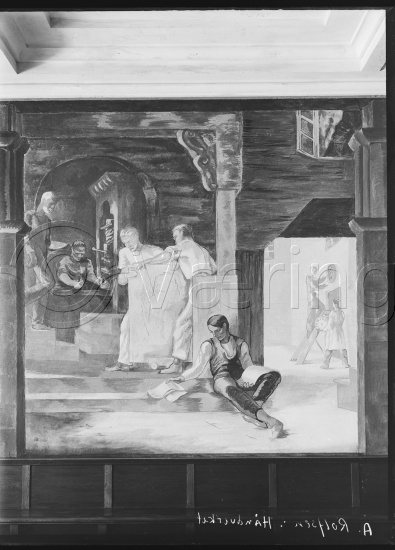 Glassplate og negativ film