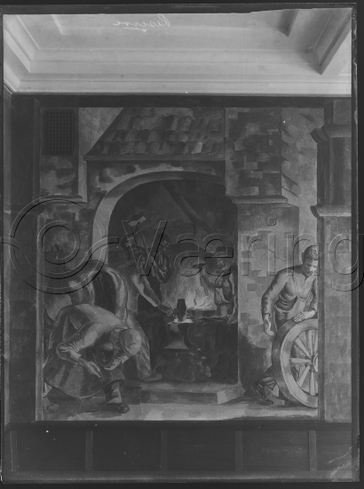 Glassplate og negativ film