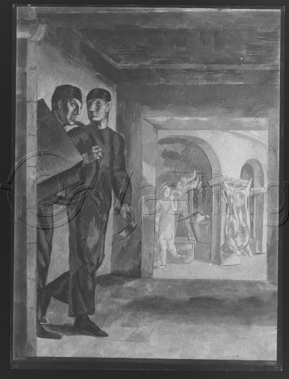 Glassplate og negativ film