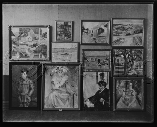 Glassplate og negativ film