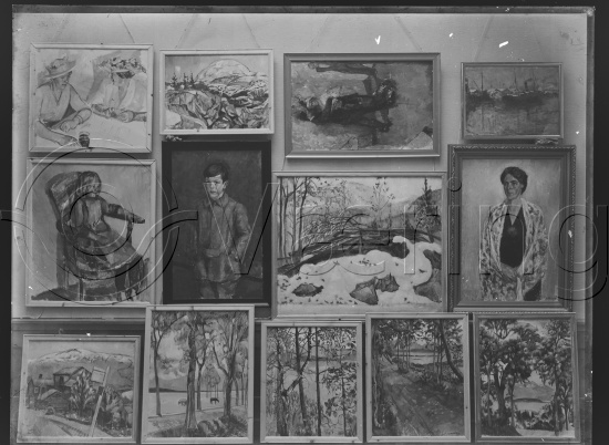 Glassplate og negativ film