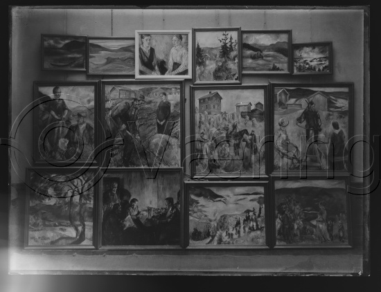 Glassplate og negativ film