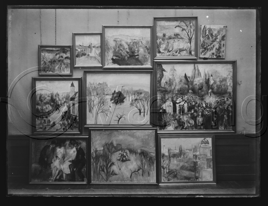 Glassplate og negativ film