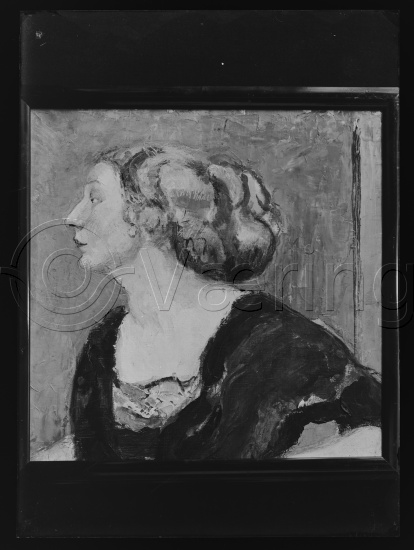 Glassplate og negativ film